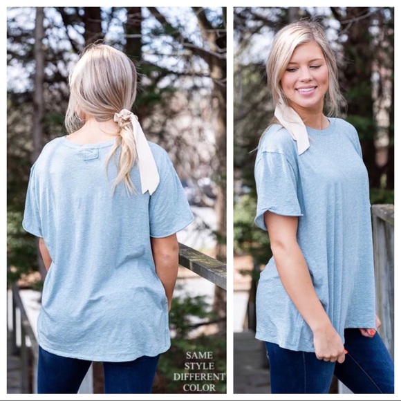 FREE PEOPLE BOHO TEE FLOWY T-SHIRT TUNIC TOP A2C - Picture 6 of 15